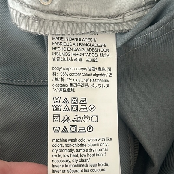 Calvin Klein Slim Fit Stretch Grey Pants Men Size 34 x 32 - Picture 15 of 16